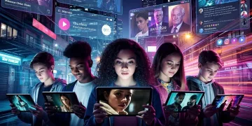Diverse teenagers watching groundbreaking teen dramas, reflecting societal impact in 2026.