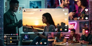 Social media influencing teen drama storylines in 2026, dramatic scenes with phone overlays