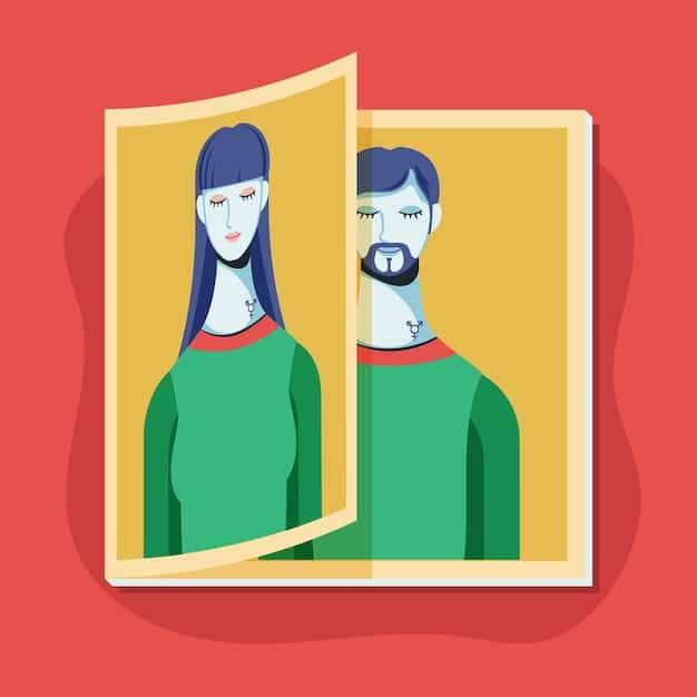 A side-by-side comparison of a book character's description and the actor who portrays them in the screen adaptation, highlighting both similarities and differences.