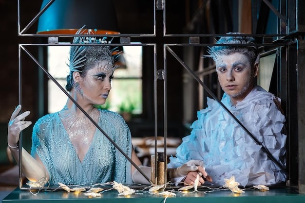 A split-screen showcasing two distinct period drama aesthetics: On one side, a traditionally opulent, costume-heavy scene; on the other, a scene from a more contemporary, minimalist period drama focusing on character-driven storytelling.